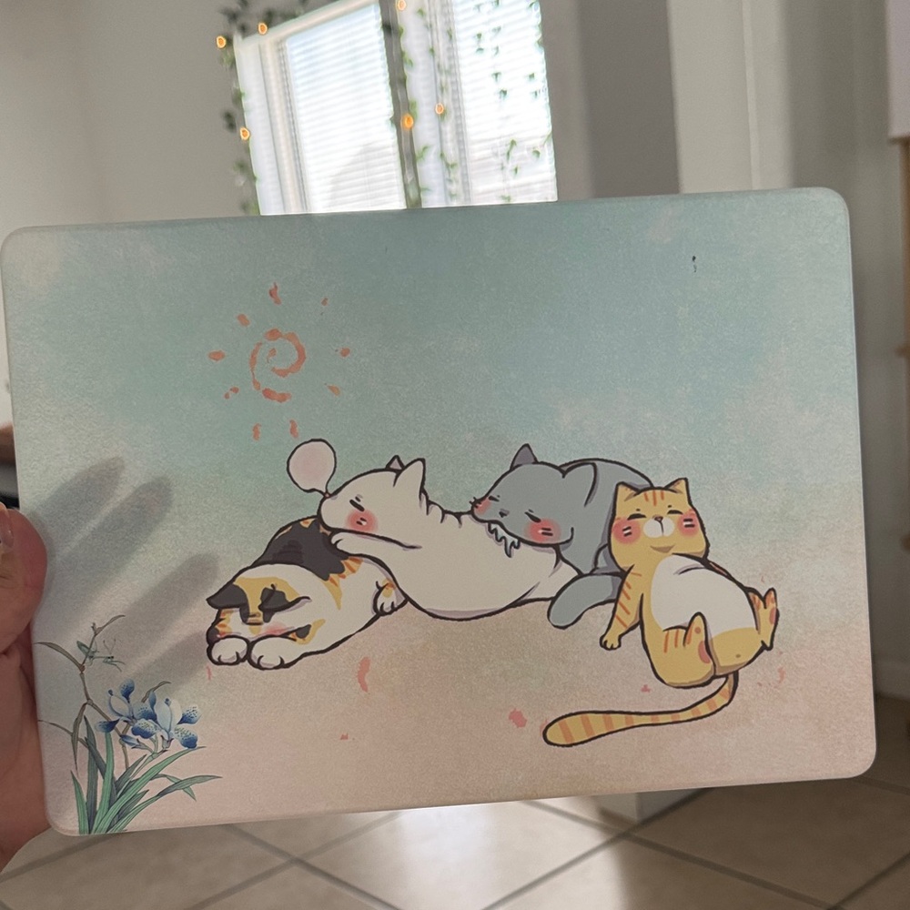 Cute Cat-Themed 14” M3 MacBook Pro Case